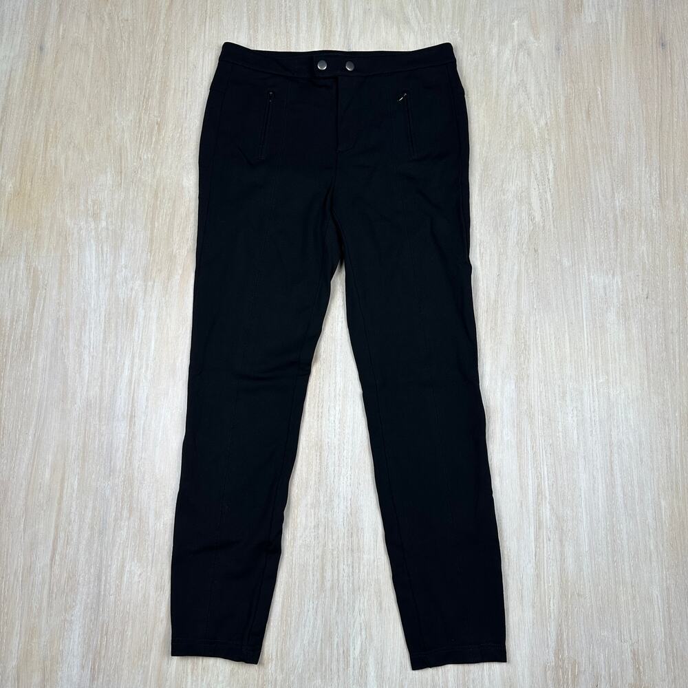 Peace of Cloth Black Panticular Slim Fit Mid Rise Workwear Trousers Pants 6